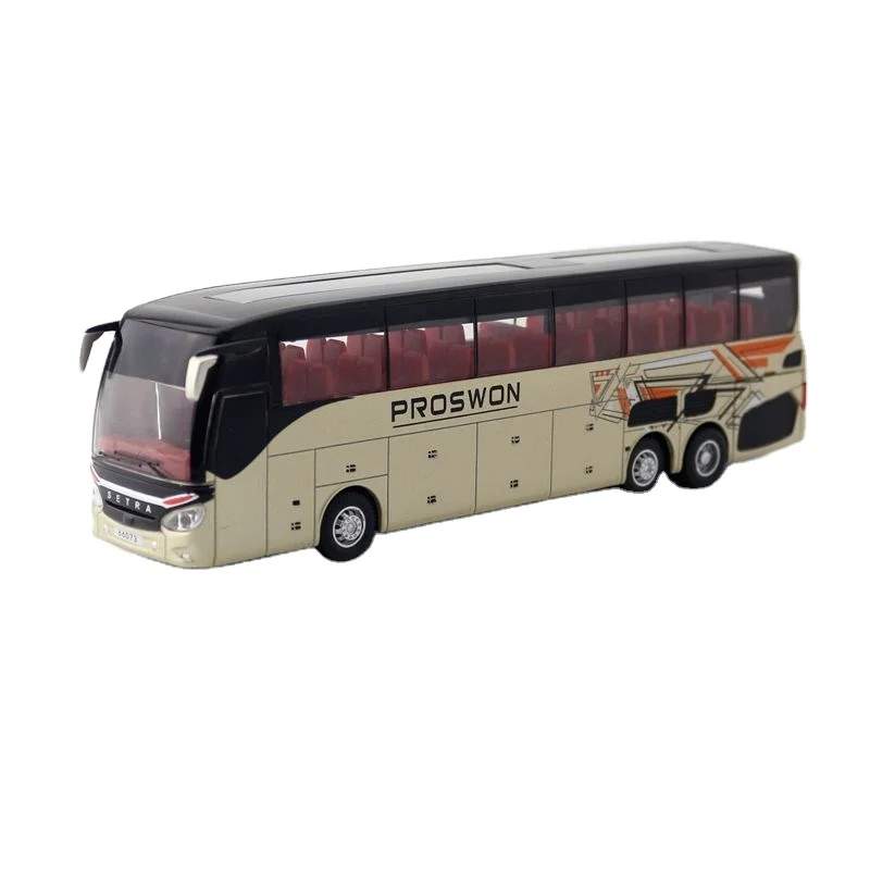 Hot Sale 1:32 alloy pull back bus model toy vehicle
