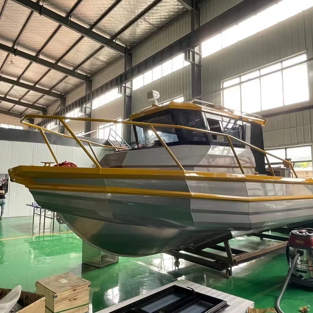 7.5m/ 25ft Aluminum Marine Hardtop Cabin Fishing Boat Sport Cruiser