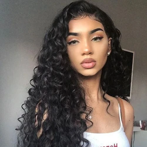 Поставщики, бесплатный образец, парик из 360 волос на сетке спереди, 13x4 13x6 hd на сетке, фронтальный парик из человеческих волос с детскими волосами, парик с глубокой волной на сетке спереди