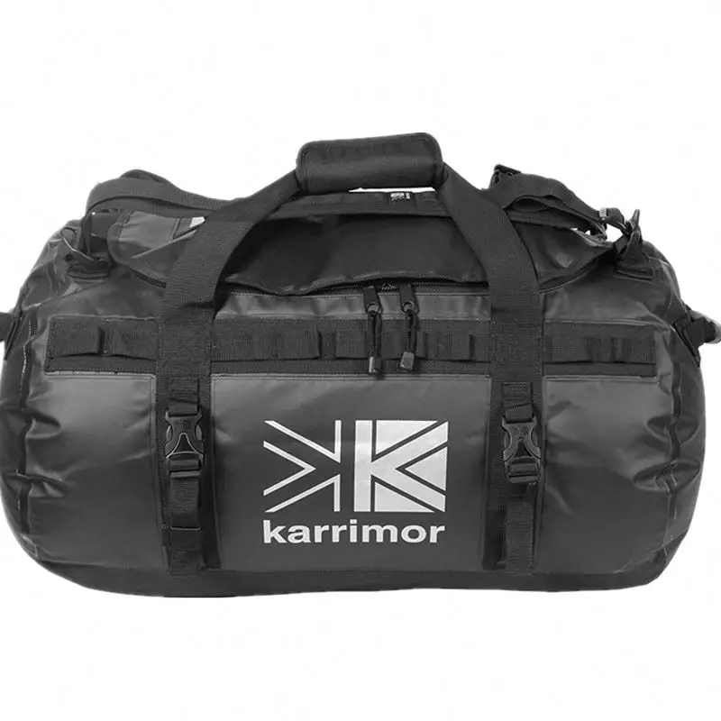 2021 Fashion weekend polyester printing luggage wave point handbags travel tote custom waterproof duffel bag for women