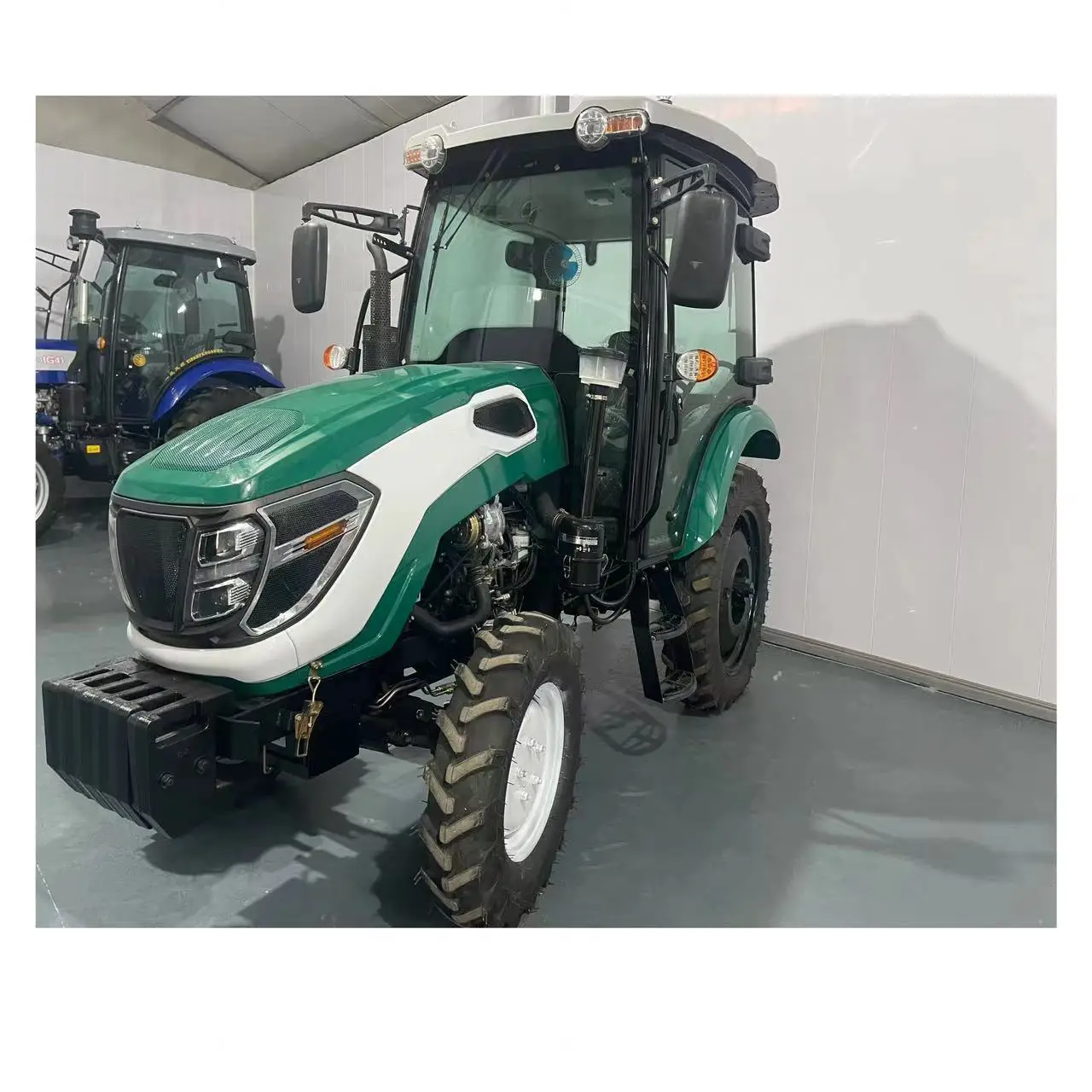Китай 50hp 60hp 70hp 80hp тракторы небольшие сельскохозяйственные с передним ковшом трактора