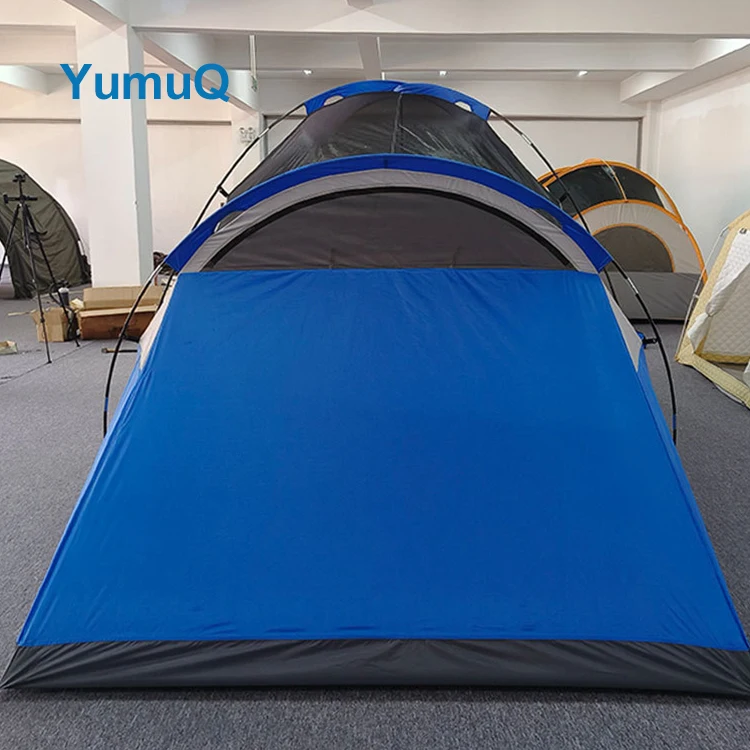 YumuQ Waterproof 3-4 Person Marquee Glamping outdoor large Family big white luxury For Camping Tent