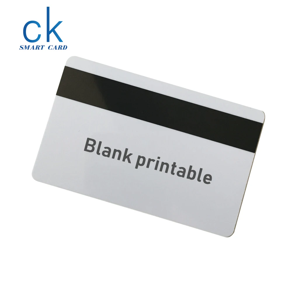 High Quality CR80 Size Printable White Blank Inkjet PVC NFC Cards For Inject Printer With Magnetic Stripe