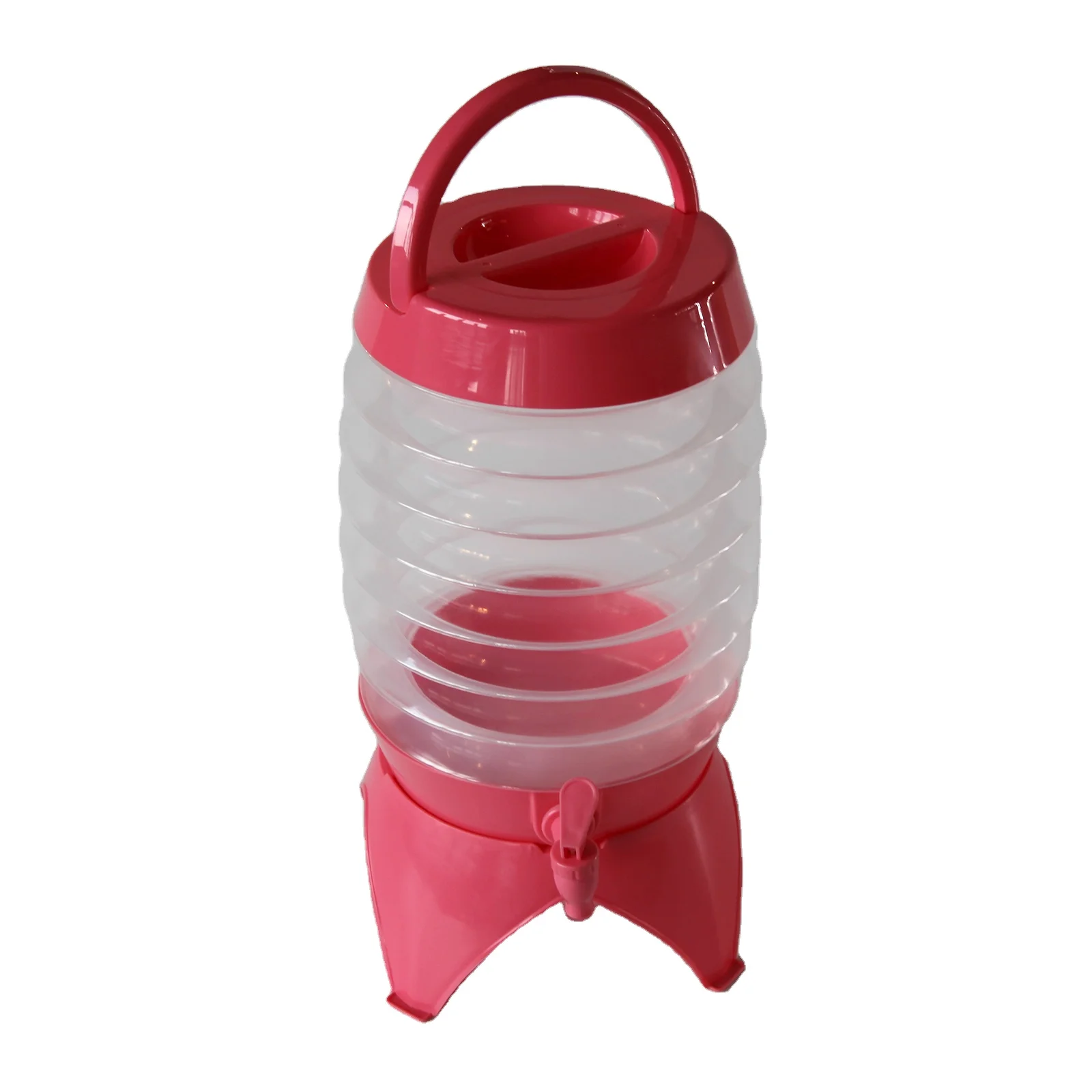 Customizable Design Beverage Dispenser Juice Foldable Drink Dispenser with Faucet Suitable for Outdoor Party