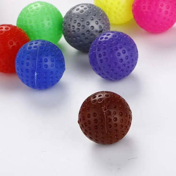 Factory spot wholesale single color hollow plastic golf cat toys