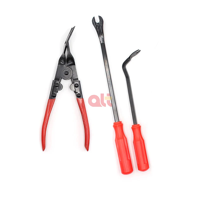 Auto Door Molding Trim Panel Clip Light Audio Removal Pry Open Interior Tool Kit(23Pcs)