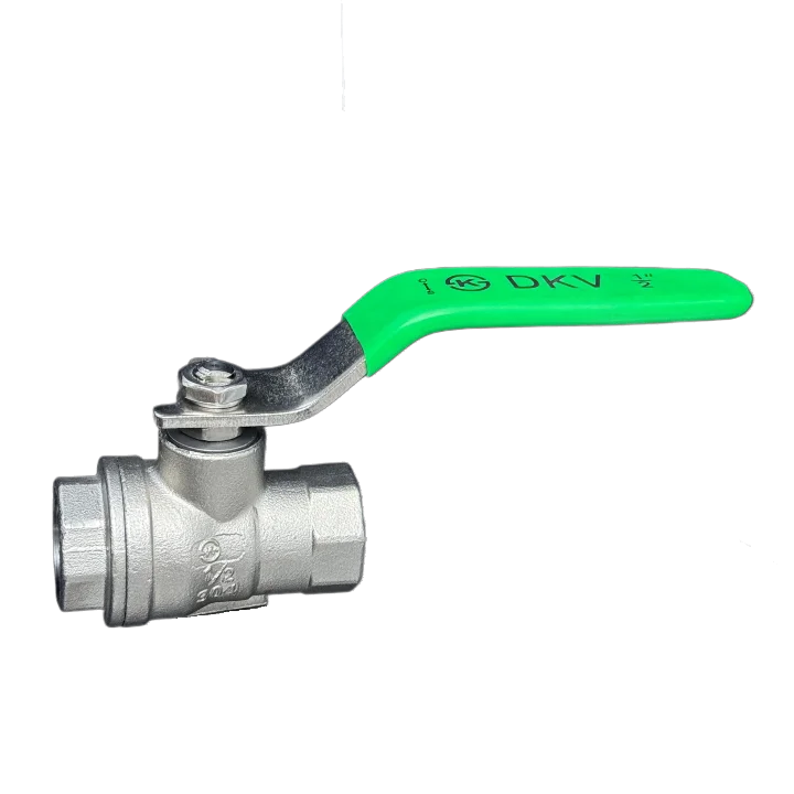 DKV Stainless Steel 304 2pc Ball Valve Threaded Ends 2pc Stainless Steel 304 Two Piece Full Bore BSP NPT Ball Valve 800WOG