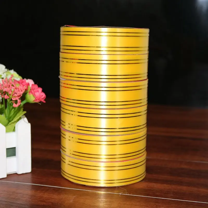 PP Ribbon Custom Size and Printing Polypropylene Party Celebrate Ribbon Advertising Packing Ribbon