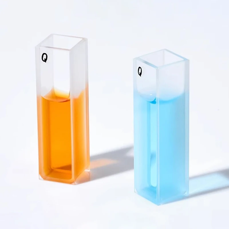5-100mm chemistry analyzer micro cuvette glass for spectrophotometer