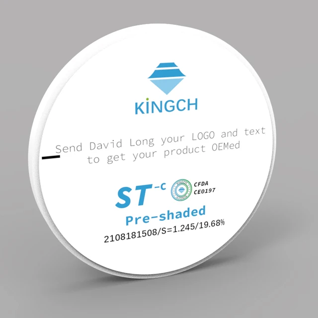 98mm 14mm ZrO2 Dental Lab STC denture Teeth Cad Cam Dental Zirconia blank block disc