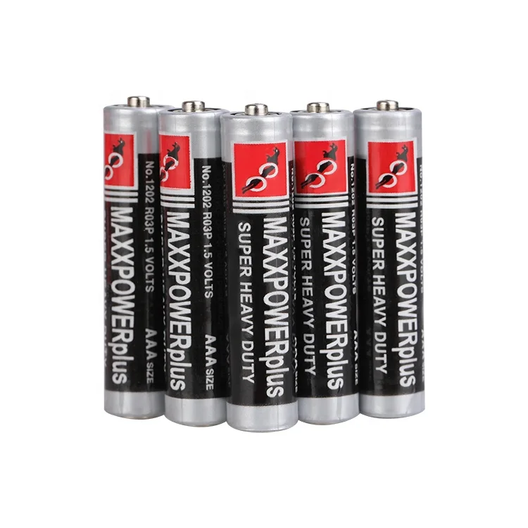 Сухая батарея AAA R03 UM4 MAXXPOWER PLUS маленькая карта марки 1,5 вольт