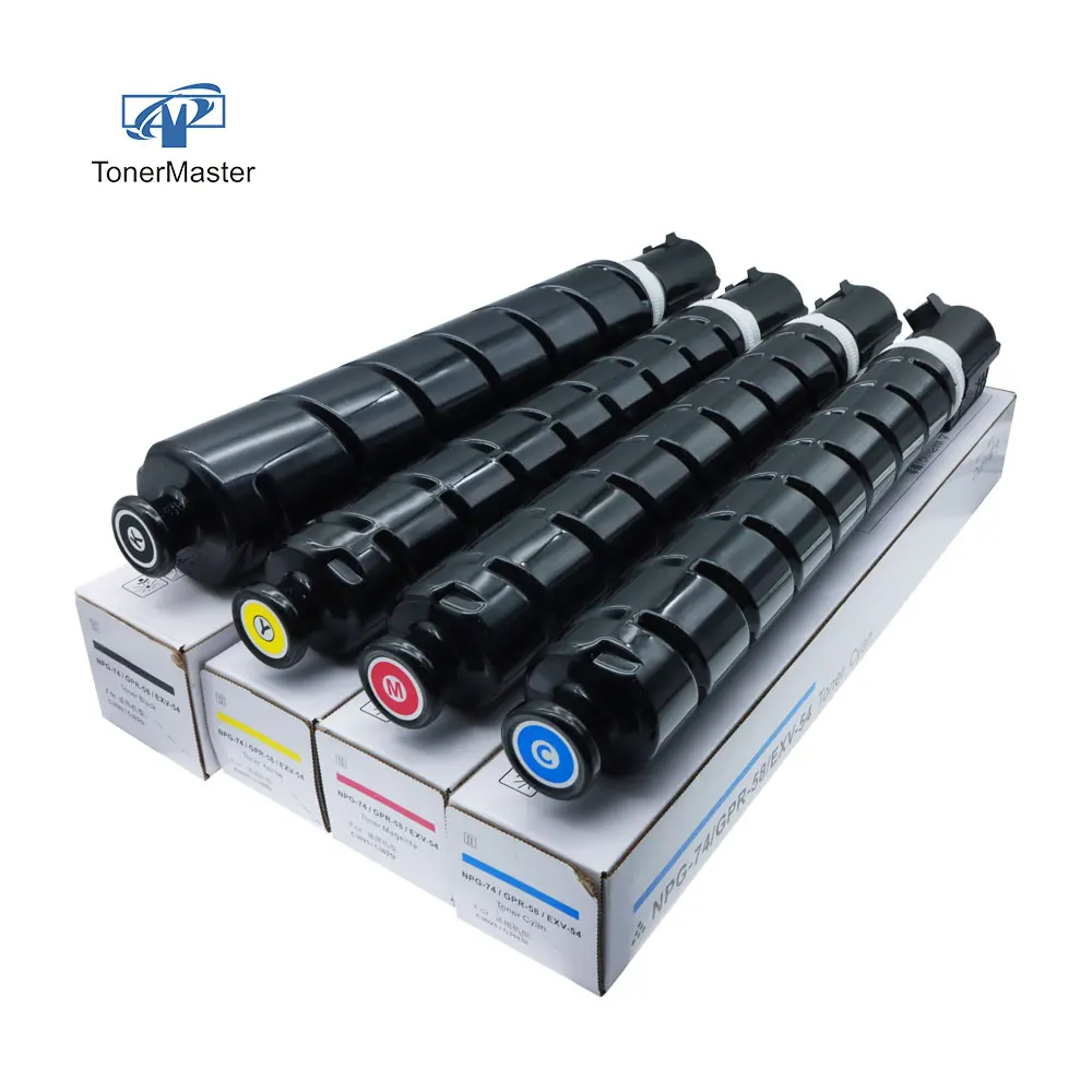 CEXV54 NPG74 GPR58 Compatible Copier Color Toner Cartridge For Canon IR 3025 3025i