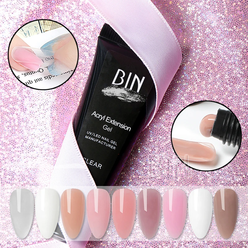 Акриловый УФ-гель для наращивания ногтей