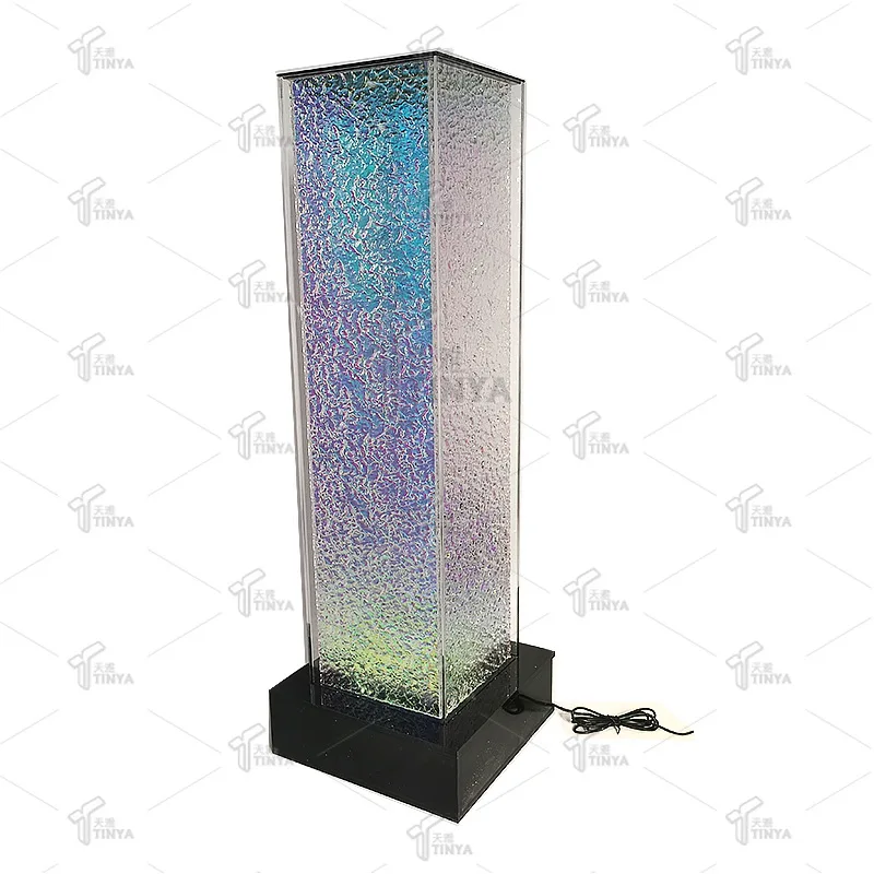 House Decorating Ideas Tower Water Bubble Stand Round Column Decorative Lighting Columns