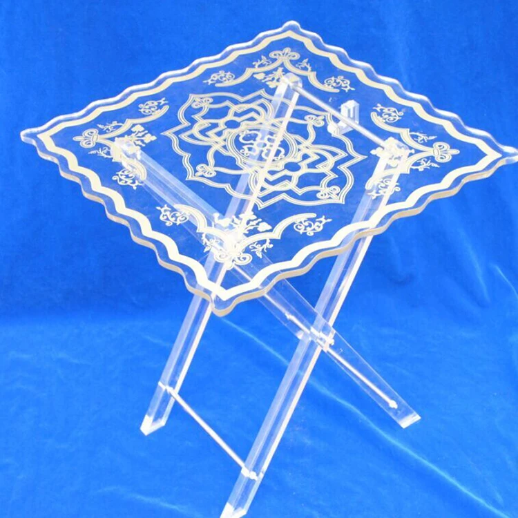 Food/snack Tray Table Acrylic Folding Tray Table, Serving Table, Plexiglass Living Room Furniture Coffee Table Modern Customized