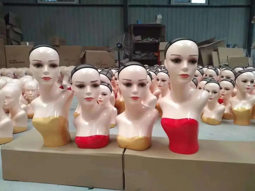 Wholesale African American Female Wig Stand Mannequin Head