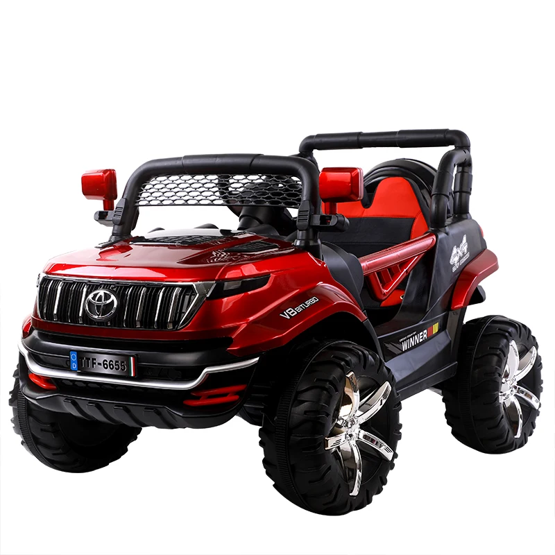 Cheap Toys dual battery multi-function remote control White Electric Kids Car off-road Car Amazing Christmas gift for Boy & Girl