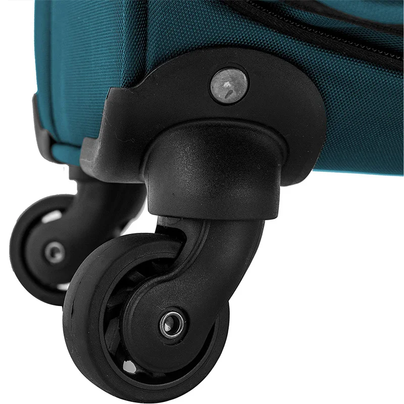 2 Pieces Softside Upright Luggage Set Journey Carry-On Expandable Suitcase Trolley Luggage Set With Spinner Wheels