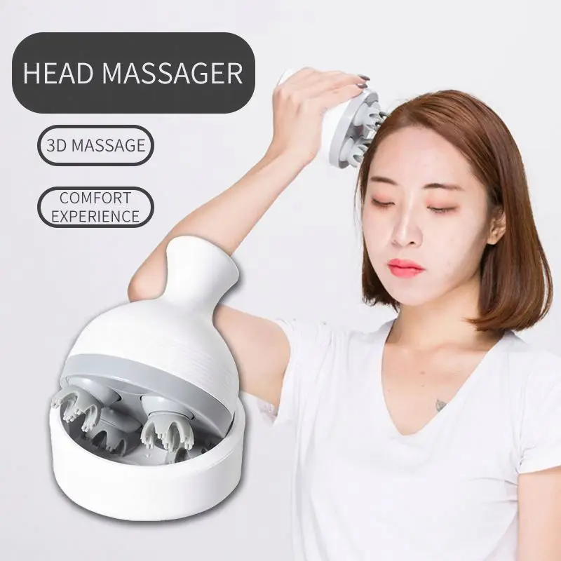 GESSW068 Massage Brush Head Silicone Comb Electric For Body Vibrating Growth Claw With Octopus In Hair