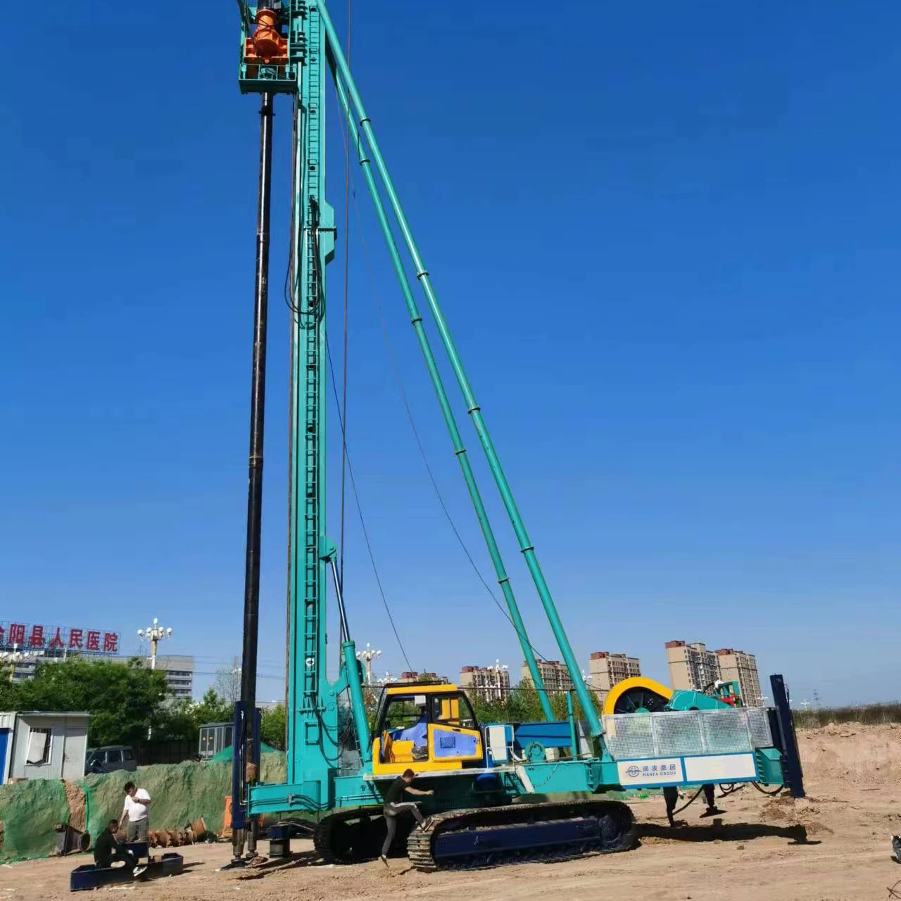 Building materials machinery ground screw hydraulic static pile driver price