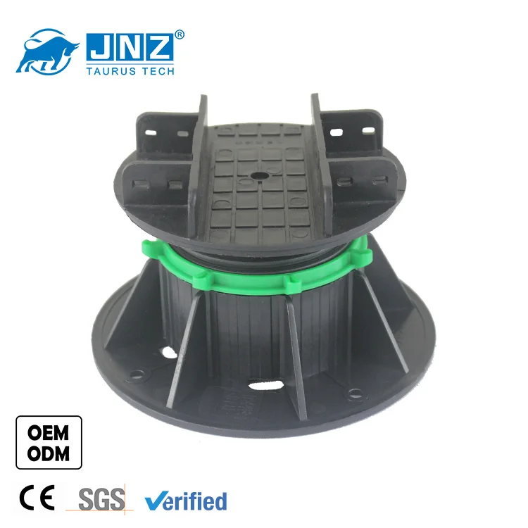 Простая установка Регулируемая поднятая напольная стойка для композитного настила