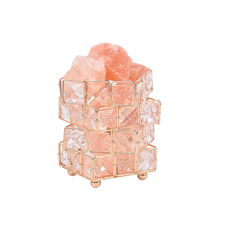 Home Office Decor Small Table Lamp Air Purifier Crystal Stone aroma diffuser salt lamp