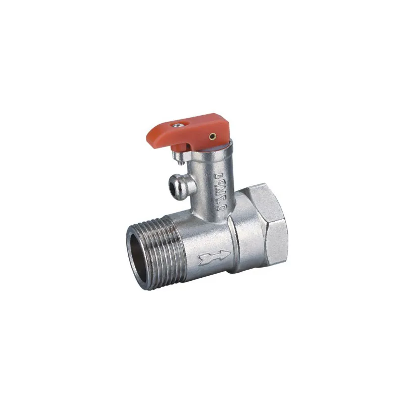 Yuhuan Supplier High Quality Brass Safety Relief Valve for Water Heater to India Market