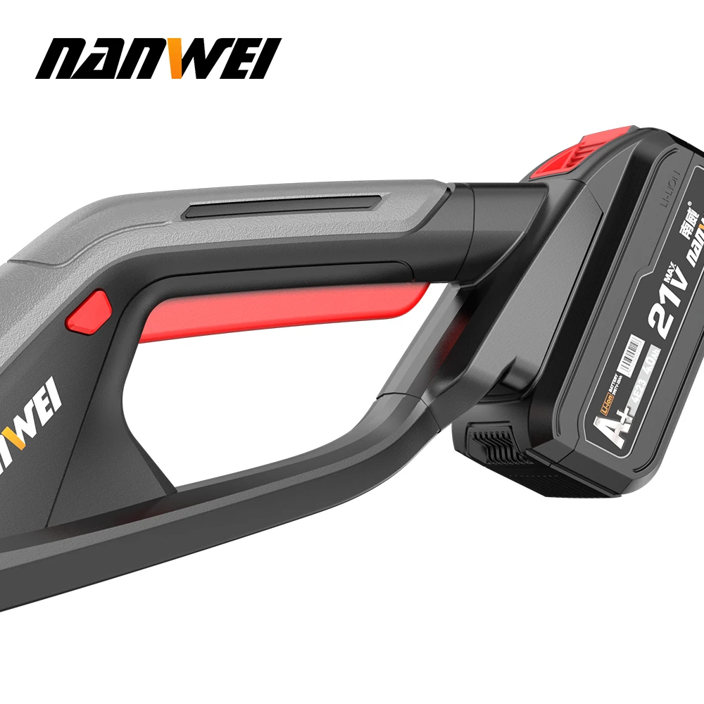 NANWEI Cordless Brushless High Quality Garden Electric Rechargeable Power String Trimmer 2 Stroke Engine Grass Cutting Machine