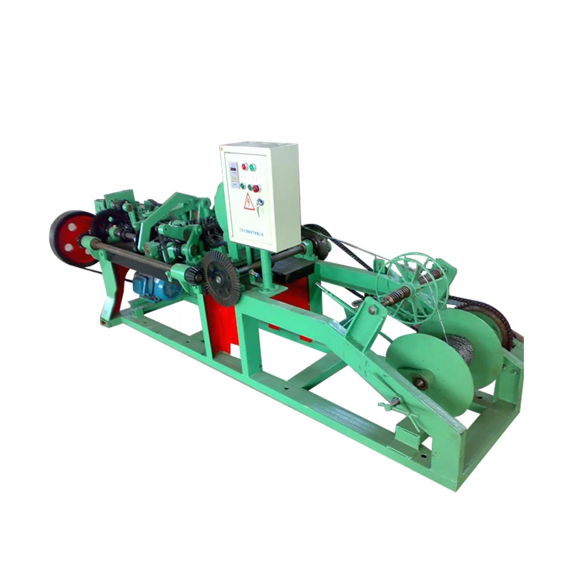 Galvanized wire single double strands barbed wire machines manufacturer