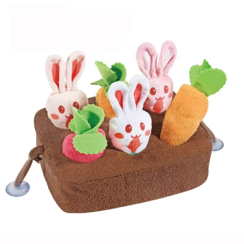 Education Grasping Exercise Interactive Toy Baby Pulling Out Radish Soft Plush Toys Carrot Pull Toy