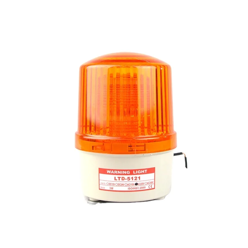 strobe Flashing Warning Light LTE5121 3w 110v LED Flash revolving warning light