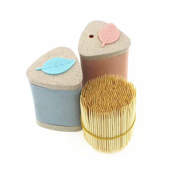 
Biodegradable Toothpick Bottle Disposable Oral Box Bamboo Tooth Pick 
