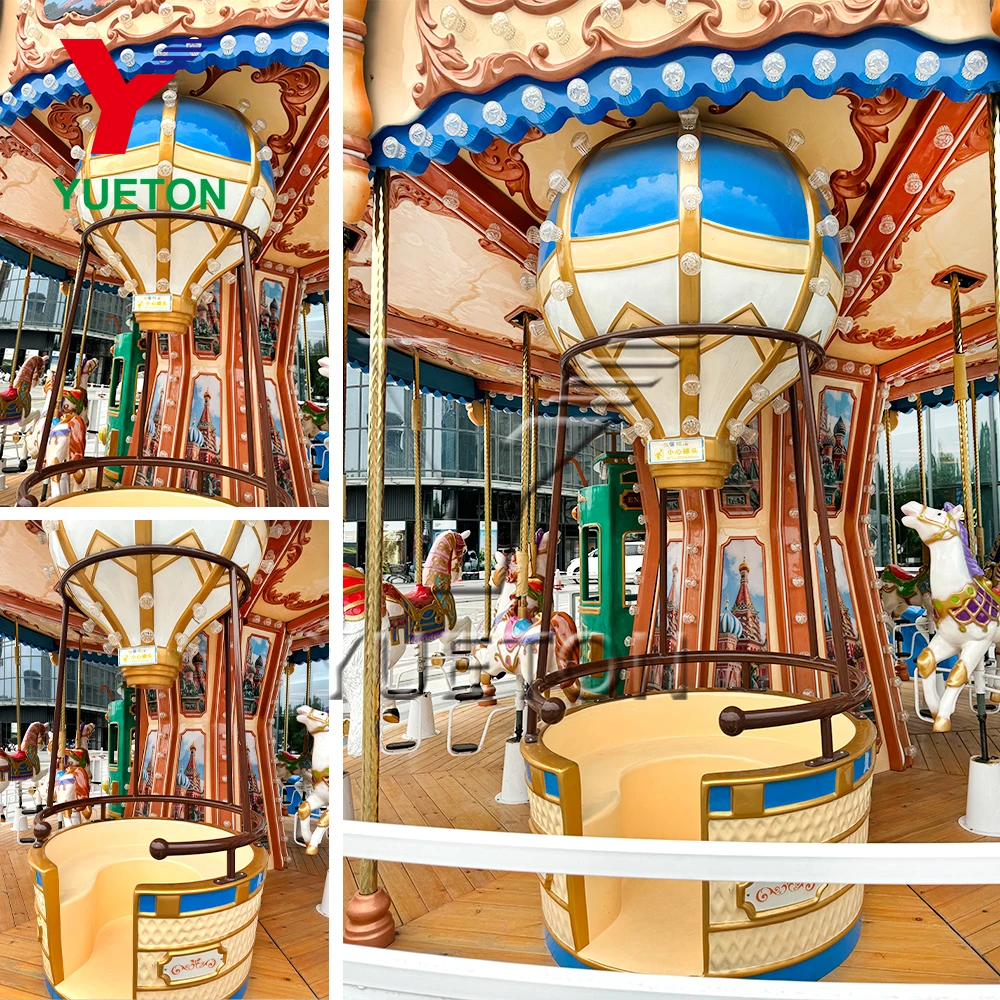 16 Seats Luxury Theme Amusement Park Equipment Carrousel Horse Rides Kids Adult Merry Go Round Carousel For Sale