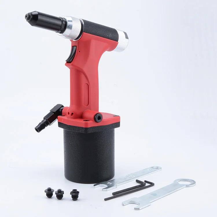 
LX-S50 automatic rivet tool air compressor 12KN 1180kgf tension automatic pneumatic blind rivet gun 