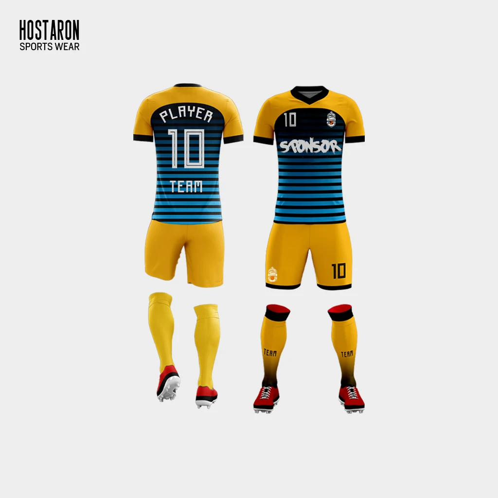 HOSTARON White And Blue Pink Colore Orange School Short Vintage Soccer Goalie Jersey Blanks Youth Futbol Junior Plain T Shirt