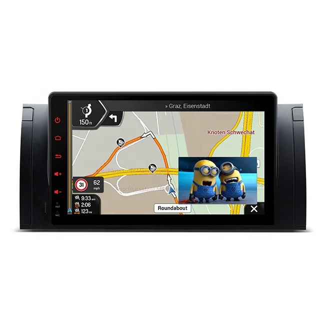 9 inch Autoradio Android Car Stereo with Instant Rear Camera Access Support 1080P Video Steering Wheel Control For BMW