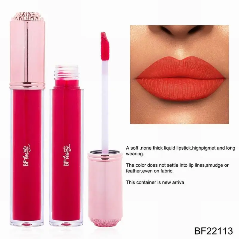Best Waterproof Stay Creamy Matte Ink Liquid Lipstick Kit Private Label Unbranded Dark Brown Vegan Matte Nude Liquid Lipstick