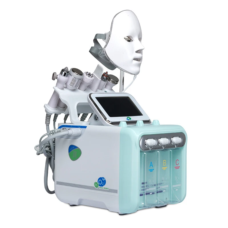 h2O2 hydro water jet peel hydrodermabrasion device 7 en 1 facial dermabrasion hydra microdermabrasion machine