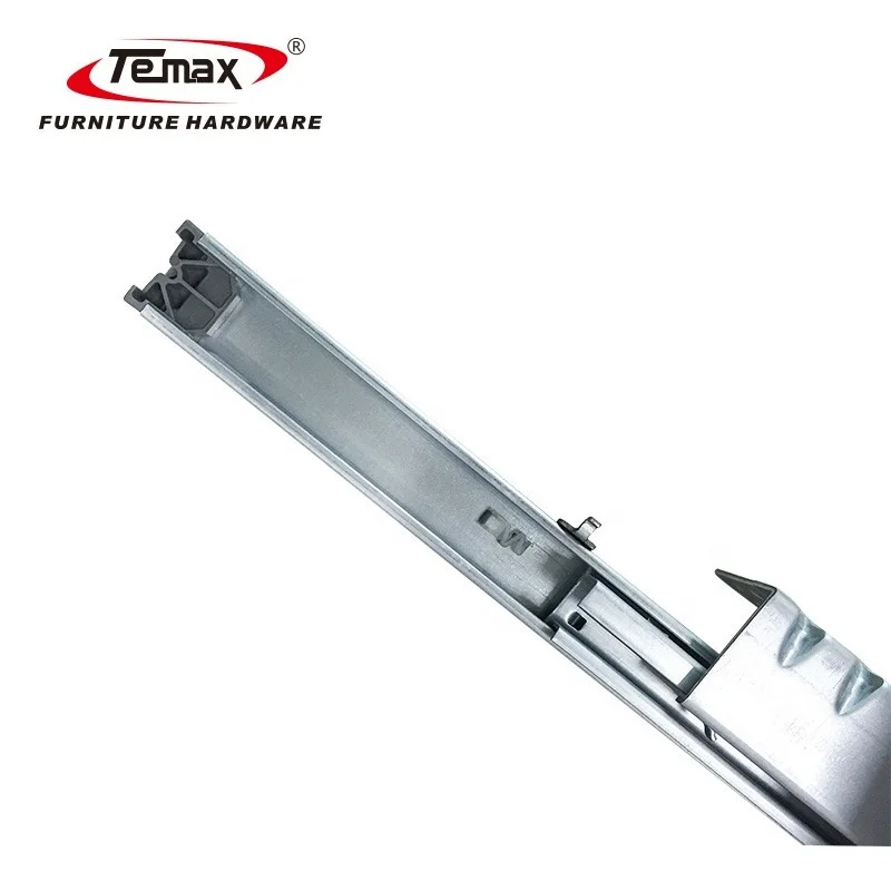 Temax Furniture Hardware 3-Fold Soft Closing Drawer Concealed Slide with 2D Handle BF3308K