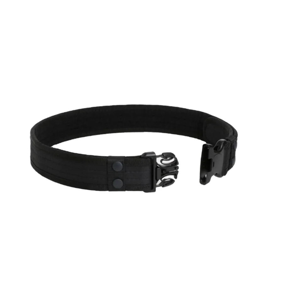 Men Sport Hand-woven Adjustable Tactical Battle Belt Nylon Security Heavy Duty Belt