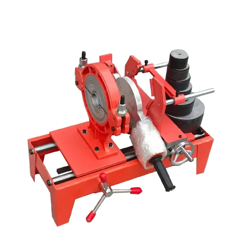63-160 Socket PEN Butt Weld Hot Melt Butt Welder HDC160 PPR Water Pipe Hot Melt Machine With Die Head Welding Machine 220V