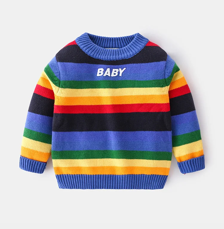 
Leesourcing--High quality fashional autumn-winter knitted baby clothes Organic Cotton sweaters 