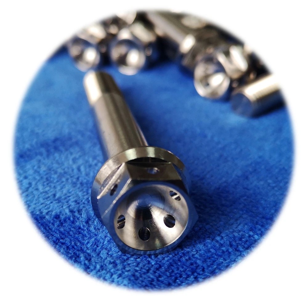 
Din 6921 M5 M6 M8 M10 Gr5 Titanium Flange Bolt For Motorcycle 