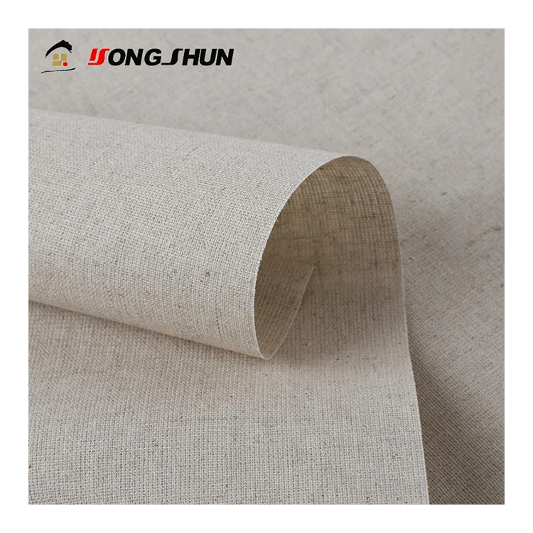  Hot linen cotton shade blackout blind cleaning fabric roll blinds