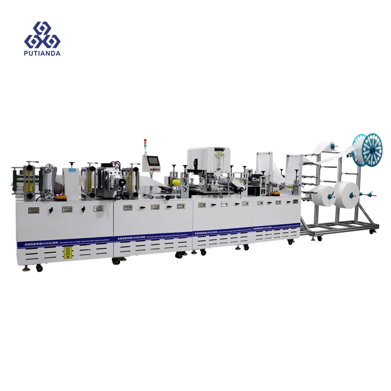 
New design super speed 100pcs/minu ultrasonic mask machine n95 mask production machine 
