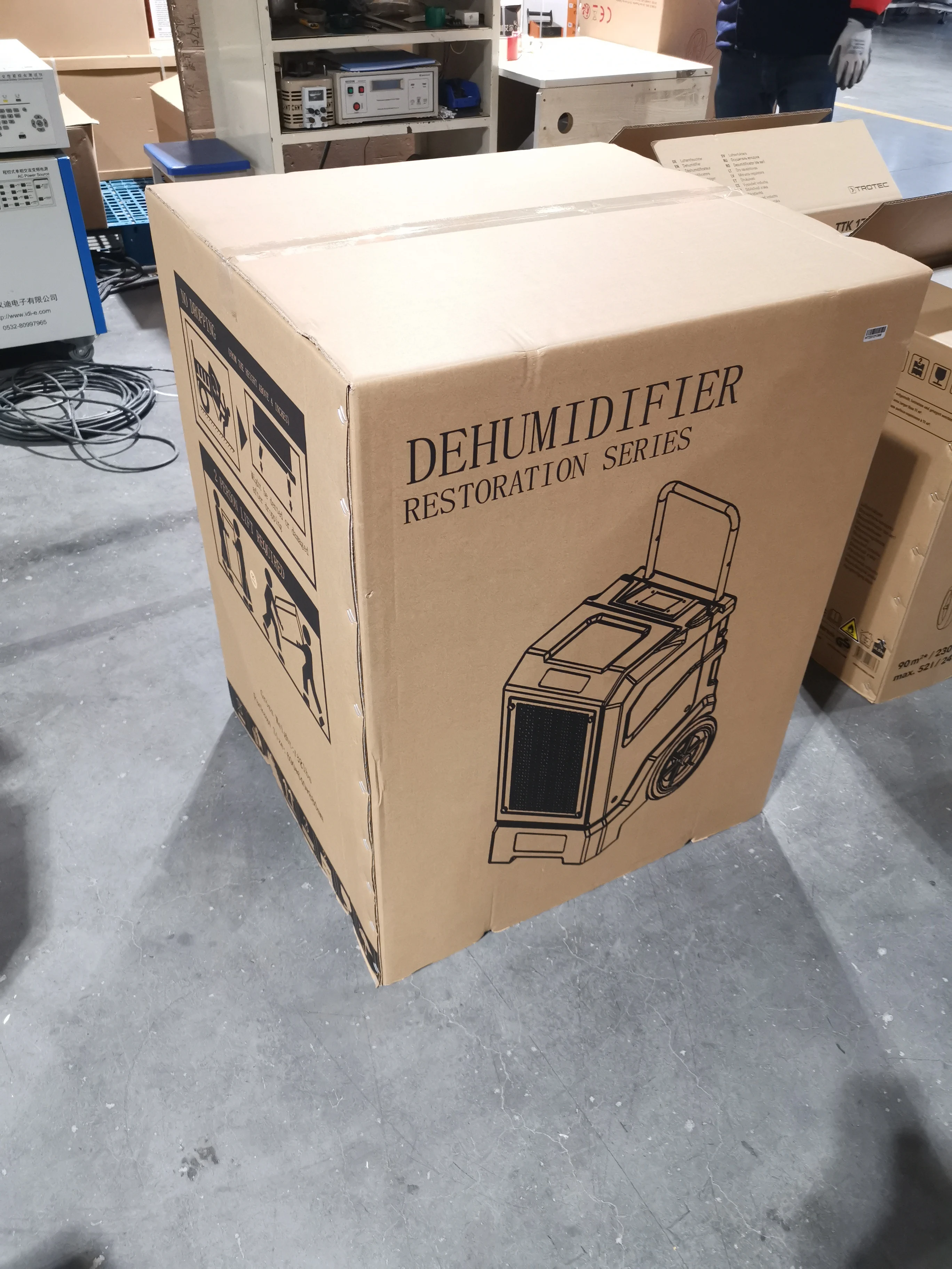 Best Sale Industrial 165 Pints LGR Rotomolding Quick Drying Water Damage Restoration Dehumidifier