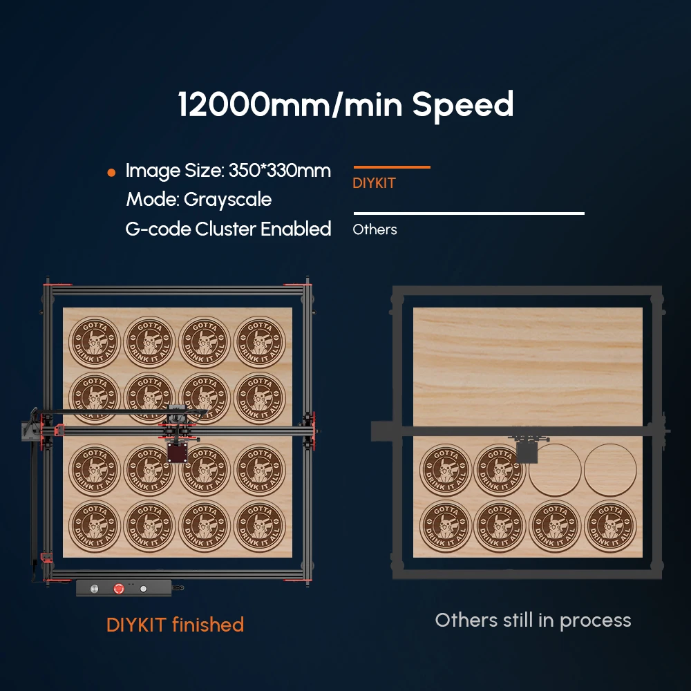 Algolaser High Quality Small Acrylic Plastic Stainless Steel Name Plate business card laser engraving machine