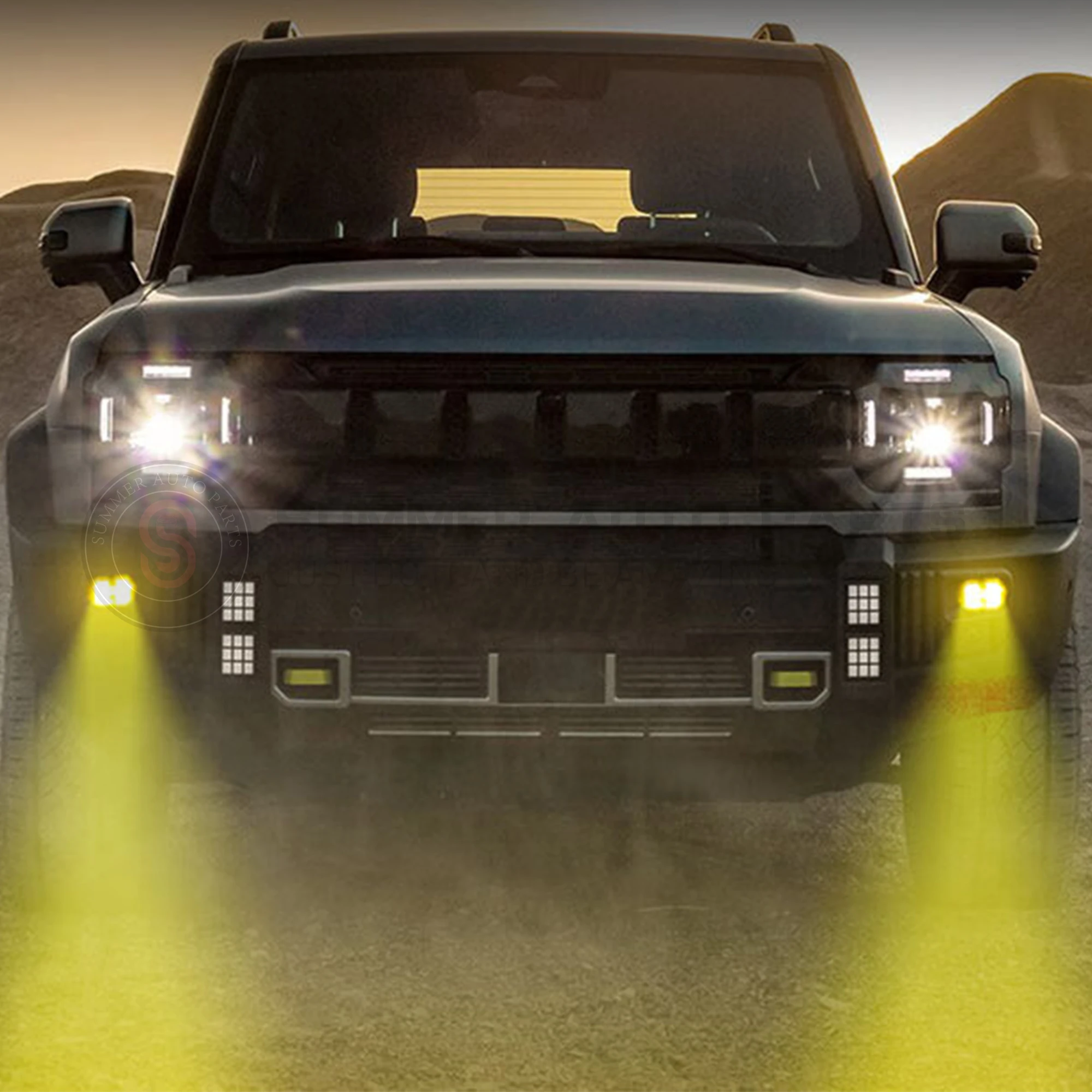 Summer Auto Parts Waterproof Accessories Led Driving Light Projector Fog Lamp For Car Jetour T2