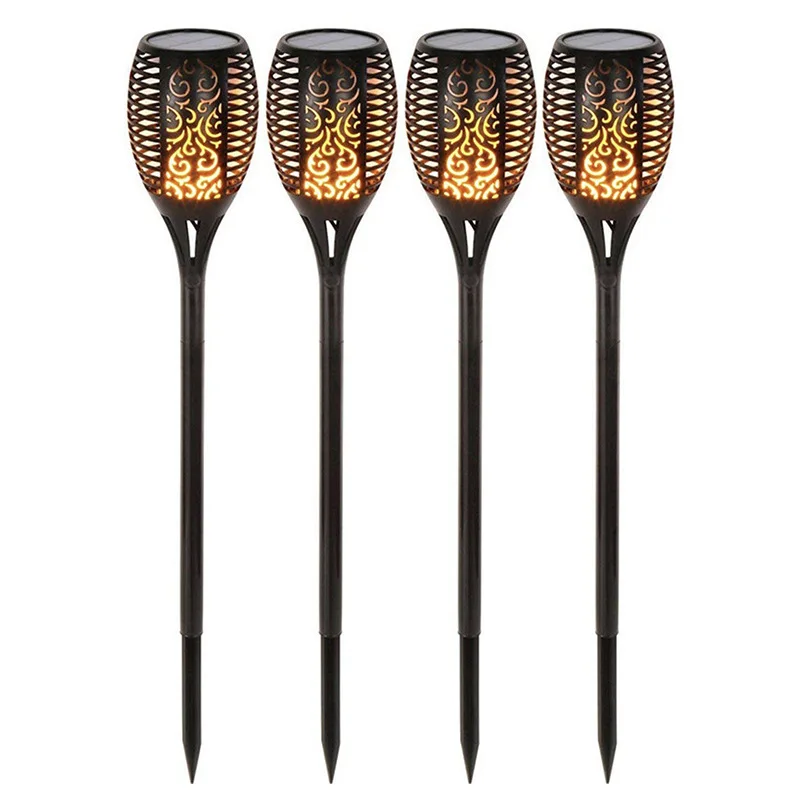 Solar Flame Light LED Lawn Garden Floor Insertion Light Outdoor Courtyard Torch Light