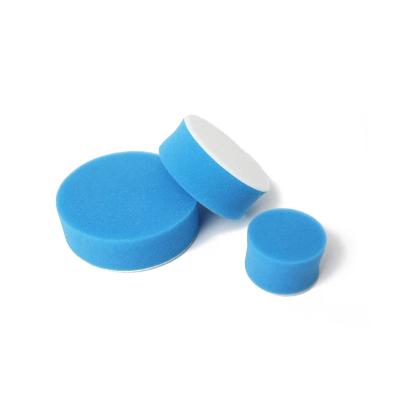 Blue Rough Polishing 2/3/4/5/6/7 Inch Flocked Pad Self-Adhesive Pad Car Paint Care Polishing Pad for Electric Polishing Machine